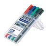 Püsiv marker Staedtler Lumocolor Duo 348, 4 värvi komplekt