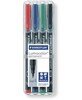Püsimarkerite komplekt STAEDTLER Lumocolor 331, 4 värvi