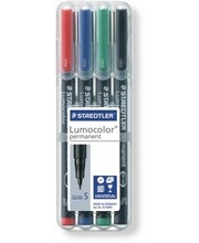Püsimarkerite komplekt STAEDTLER Lumocolor 331, 4 värvi