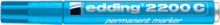 Püsiv marker Edding 2200C, 1-5 mm, helesinine
