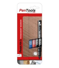 Püsiv marker Pentel Pen N50S, 1 mm, 4 tk, erinevad värvid