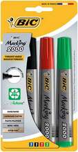 Püsimarkerite komplekt Societe Bic Eco 2000, 4 värvi, 2-5 mm