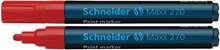 Püsiv marker Schneider Maxx 270, 1-3 mm, punane