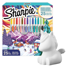 Püsiv marker Sharpie Fine 1.00 mm, Holiday Edition 2025, 25 tk, segavärvid