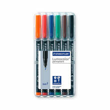 Püsimarker Staedtler Lumocolor 318F, 0.6 mm, 6 värvi komplekt
