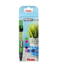 Püsivmarkerite komplekt Pentel, 4 mm, 4 tk