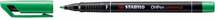 Püsiv marker Stabilo OHPen F, 0.7 mm, roheline