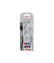 Püsivmarkerite komplekt Pentel, 4mm, 4 tk