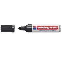 Püsiv marker Edding 550, ümmargune ots, 3-4 mm, must