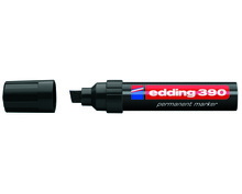 Püsiv marker Edding 390, 4-12 mm, must