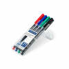 Püsiv marker STAEDTLER LUMOCOLOR 317M, 1.0 mm, 4 värvi komplekt