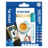 Püsimarkerite komplekt Pilot Pintor Metallic 1.4 mm, ümmargune ots, 6 värvi