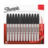 Püsiv marker Sharpie Fine 1996111, must, 12 tk