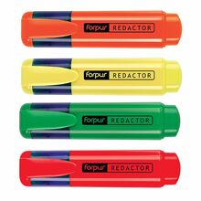 Tekstimarker Forpus Redactor FO52007, 4 värvi, 4 tk