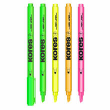 Tekstimarker Kores High Liner, 4 värvi komplekt