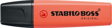 Tekstimarker Stabilo Boss, korallpunane