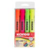 Tekstmarkerite komplekt Kores High Liner Plus, segavärvid, 4 tk