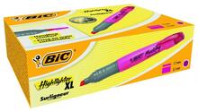 Tekstimarker BIC Highlighter XL 247130, 2-5 mm, roosa, 10 tk