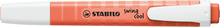 Tekstimarker Stabilo Swing Cool, pastelne korallipunane