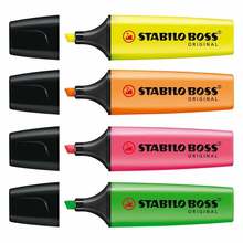 Tekstimarkerite komplekt Stabilo BOSS, 4 tk