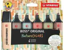 Tekstimarkerid Stabilo Boss Nature Colors, 6 tk, 200994
