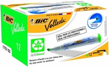 Valge tahvli marker Bic Velleda 1751, 3.7-5.5 mm, lõigatud ots, roheline