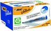 Valge tahvli marker Bic Velleda 1701, 1-5 mm, ümmargune otsik, sinine, 12 tk