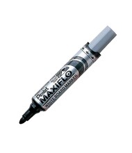 Valgetahvli marker Pentel Maxiflo, 6 mm, must