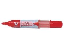 Valgetahvlimarker Pilot V Board Master, 2,3 mm, punane
