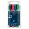 Tahvlimarkerite komplekt Schneider Maxx 290, 1 - 3 mm, 4 värvi