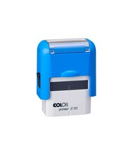 Tempel Colop Printer C10, sinine korpus, sinine padi