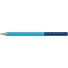 Harilik pliiats Faber-Castell Jumbo Grip 2001, must/türkiis