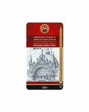 Joonistuspliiatsite komplekt Koh-I-Noor 150201, 12 tk, hall