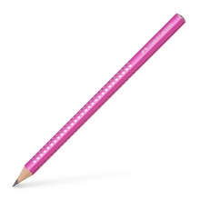 Harilik pliiats Faber-Castell Jumbo Sparkle, roosa