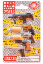 Kustutuskummide komplekt Iwako Model Gun ER-BRI035, mitmevärviline