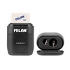 Kustutuskumm Milan Compact Shadow, must, 2 täitepakki