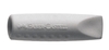 Kustutuskumm-plug Faber-Castell Grip 2001, hall, 2 tk