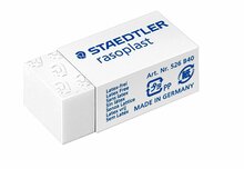 Kustutuskumm Staedtler Rasoplast, 526 B40, valge