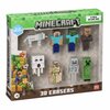 3D kustukummid MINECRAFT, 8 tk, Deluxe Box, PMI KIDS WORLD