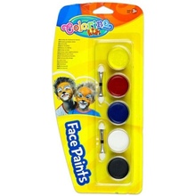 Näovärvid Colorino Kids, 5 värvi