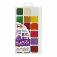 Akvarell Zibi Classic Kids Line, 1.ZB6586, 18 värvi