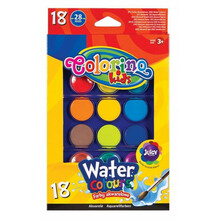 Akvarell Colorino Kids, 18 värvi