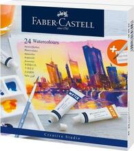 Akvarellvärv Faber-Castell, 24 värvi, 9ml