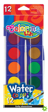 Akvarell Colorino Watercolour, 12 värvi