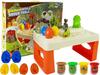 Plastiliinikomplekt Lean Toys, dinosaurused, munad, laud ja vulkaan