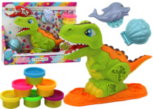 Plastiliin Lean Toys dinosaurus, 6 värvi komplekt vormidega
