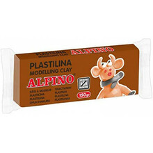 Plastiliin Alpino, 150 g, pruun