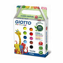 Plastiliin Fila Giotto Patplume 10x20g, 10 värvi