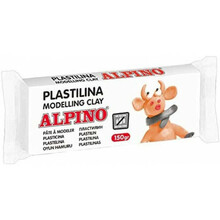 Plastiliin Alpino, 150 g, valge