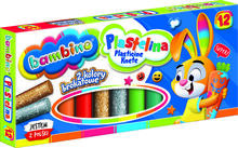 Plastiliin Bambino, 12 värvi